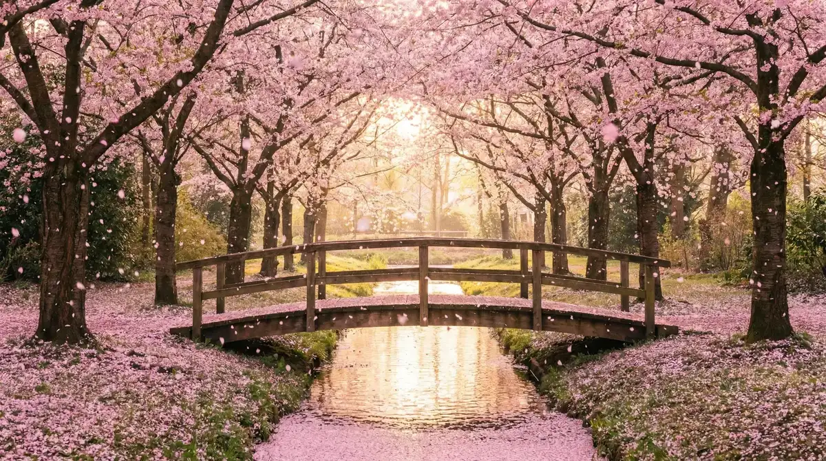 樱花桥畔 - 任你躁国语自产一区在线播放 唯美风景